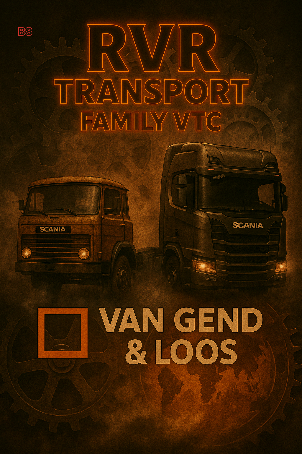 Oldschool truck Van Gend & Loos